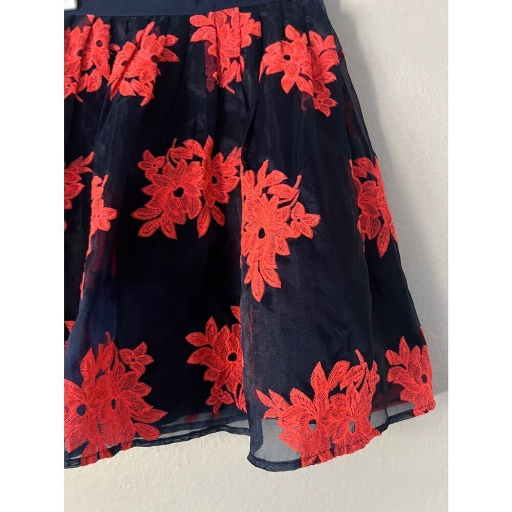 Like New! Anthropologie Maeve Pomme Blossom Skirt Embroidered Floral 4 - Picture 8 of 16